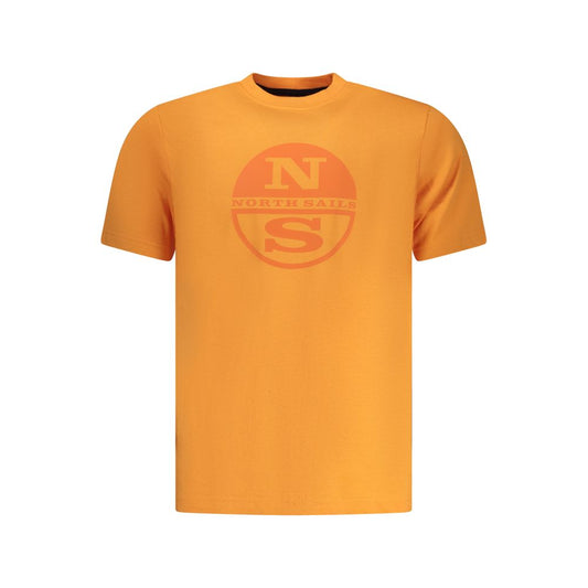 North Sails Arancione Cotton Men's T-Shirt North Sails