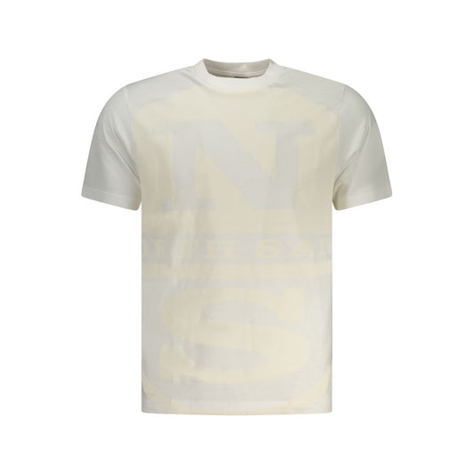 North Sails Bianco Cotton Men T-Shirt North Sails