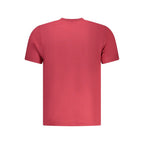 North Sails Rosso cotton men's T-shirt with crew neck and short sleeves, featuring a minimalist design and soft fabric.