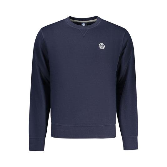 North Sails Blue Cotton Men's Sweatshirt North Sails
