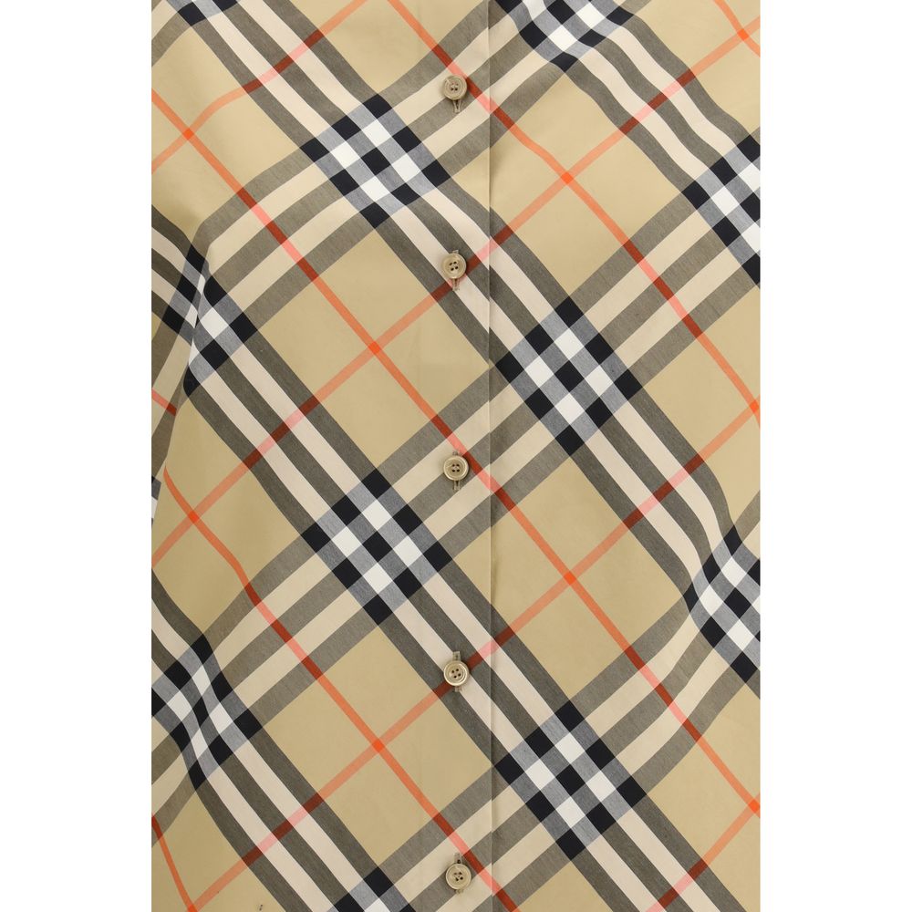 Burberry Multicolor Cotton Pattern Shirt Burberry