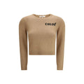 Chloé Brown Wool Sweatshirt Chloé