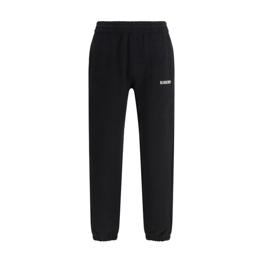 Burberry Black Cotton Joggers Workout Pants Burberry
