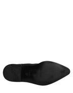 Dolce & Gabbana Black Chelsea Men Short Ankle Boots Shoes - Eljoys Fashion 