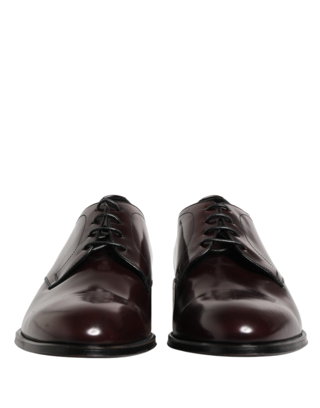 Dolce & Gabbana Black Lace Up Leather Dress Derby Men Shoes - Eljoys Fashion 