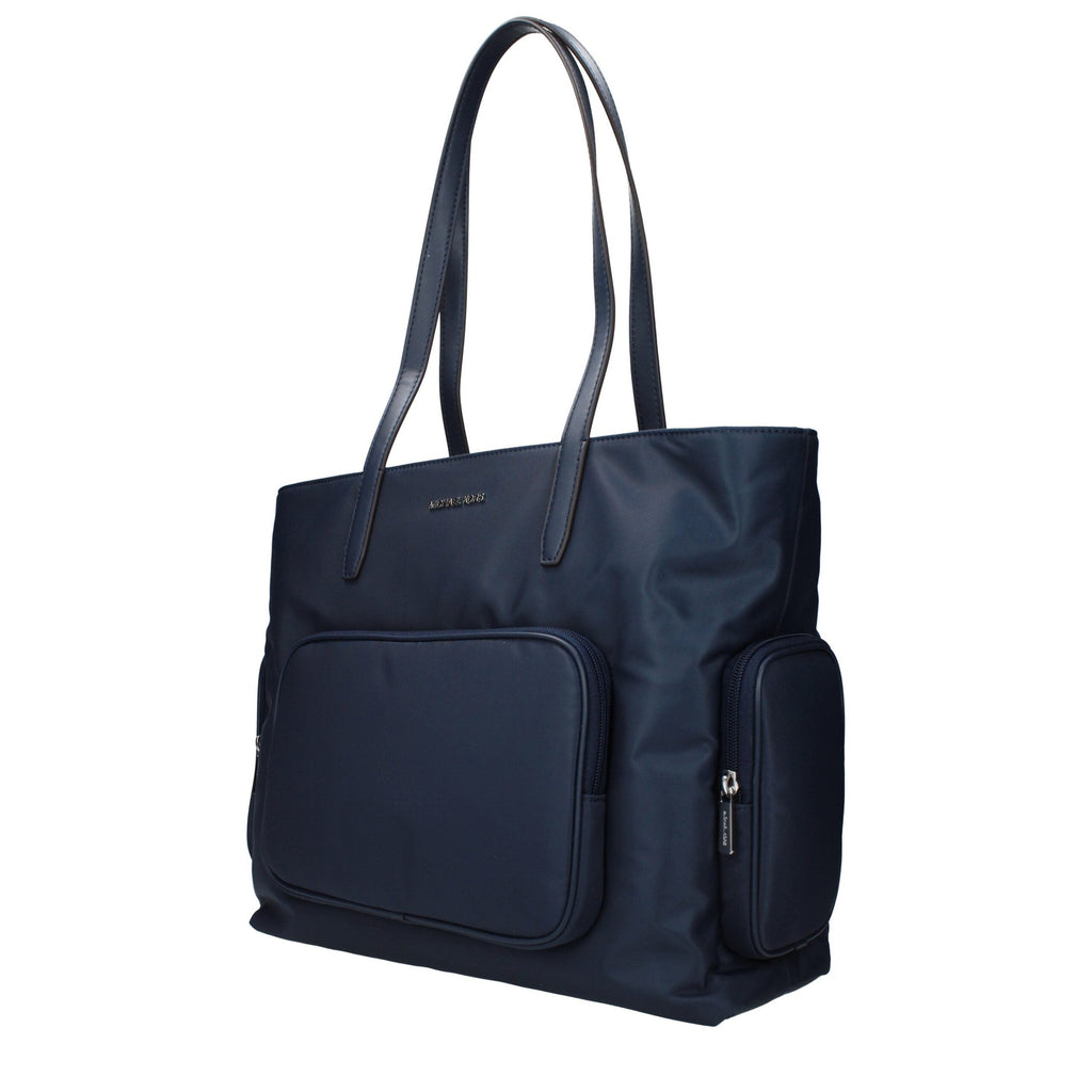 Michael Kors Blue Fabric Shoulder Bag Michael Kors