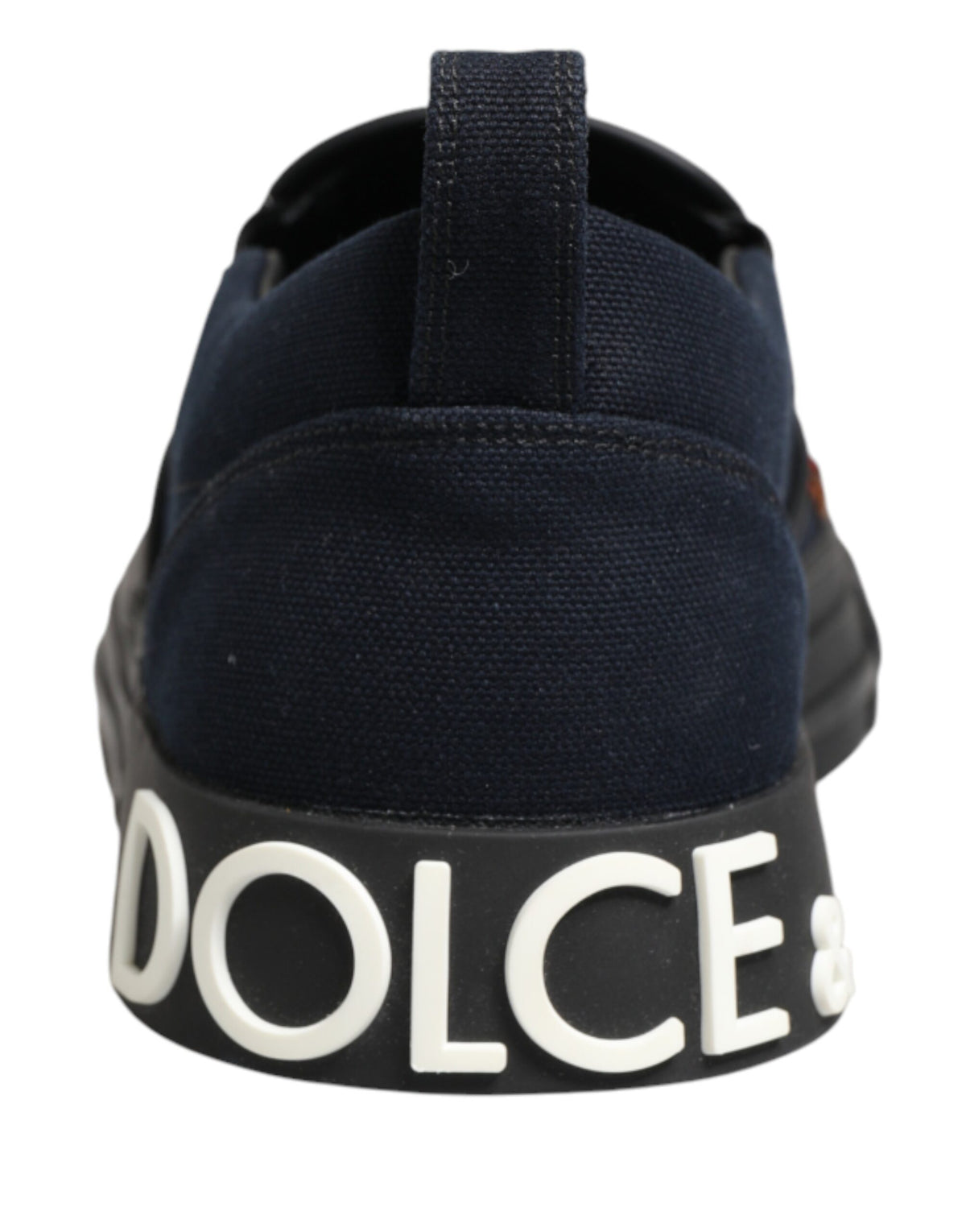 Dolce & Gabbana Blue Canvas Embellished Slip On Men Sneakers Shoes - Eljoys Fashion 