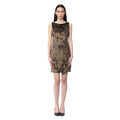 BYBLOS Brown Viscose Casual Dress BYBLOS
