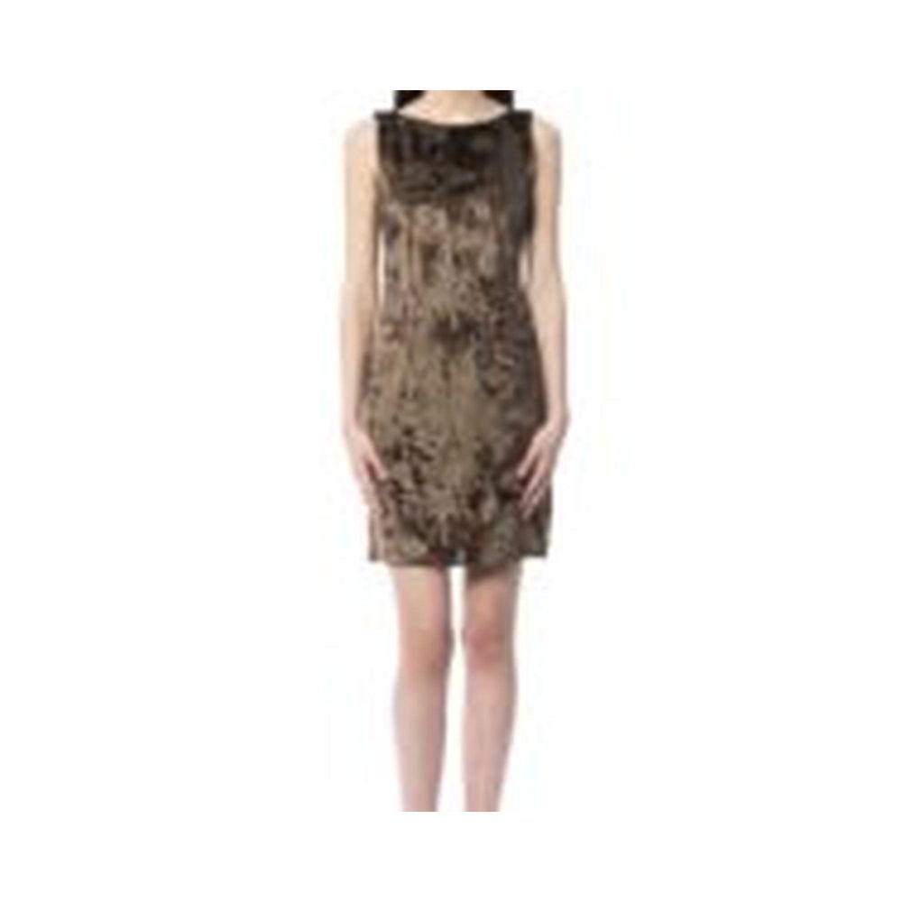 BYBLOS Brown Viscose Casual Dress BYBLOS