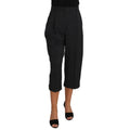 Dolce & Gabbana Black Cotton Pants Dolce & Gabbana