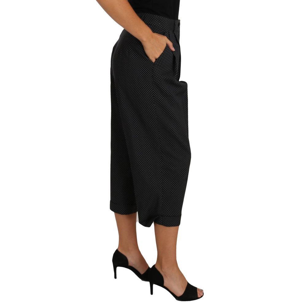 Dolce & Gabbana Black Cotton Pants Dolce & Gabbana