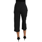 Dolce & Gabbana Black Cotton Pants Dolce & Gabbana