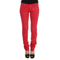 Costume National Multicolor Cotton Skinny Jeans Costume National