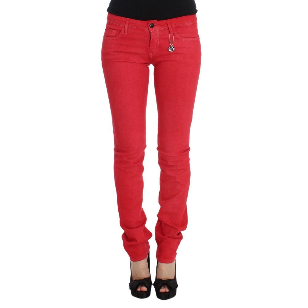 Costume National Multicolor Cotton Skinny Jeans Costume National