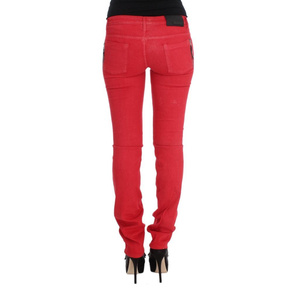 Costume National Multicolor Cotton Skinny Jeans Costume National