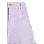 Isabel Marant Purple Cotton Shorts Isabel Marant