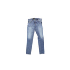 Dsquared² Blue Cotton Straight-Leg Jeans Dsquared²