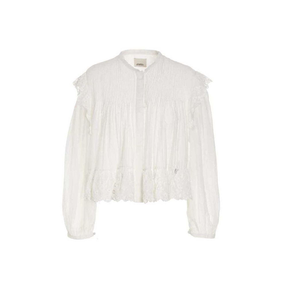 Isabel Marant White Viscose Top Isabel Marant