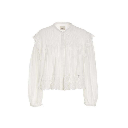Isabel Marant White Viscose Top Isabel Marant