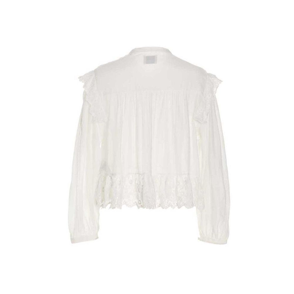 Isabel Marant White Viscose Top Isabel Marant