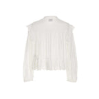Isabel Marant White Viscose Top Isabel Marant