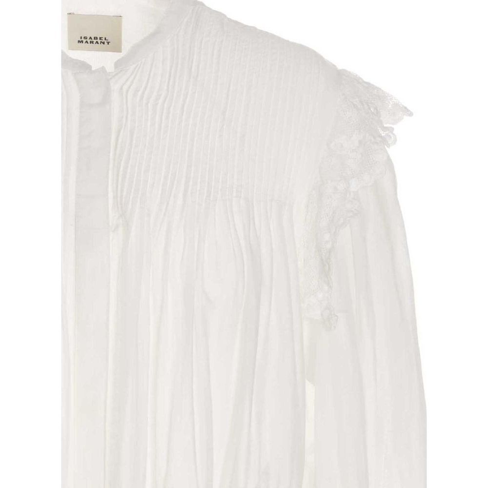 Isabel Marant White Viscose Top Isabel Marant