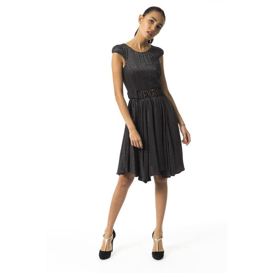 BYBLOS Gray Viscose Casual Dress BYBLOS