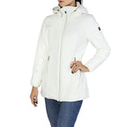 Yes Zee White Polyamide Coat Yes Zee