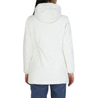 Yes Zee White Polyamide Coat Yes Zee