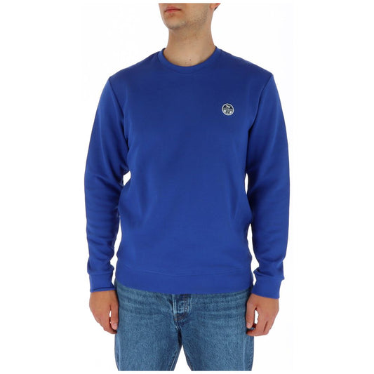 North Sails Blue Cotton Sweatshirt North Sails
