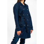Gas Blue Cotton Denim Jacket - Eljoys Fashion 