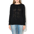 Gas Black Wool Sweatshirt - Eljoys Fashion 