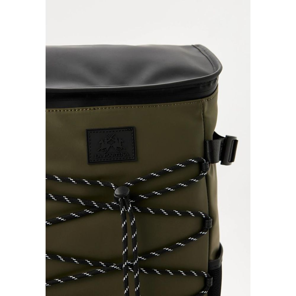 La Martina Bicolor Polyethylene Backpack - Eljoys Fashion 
