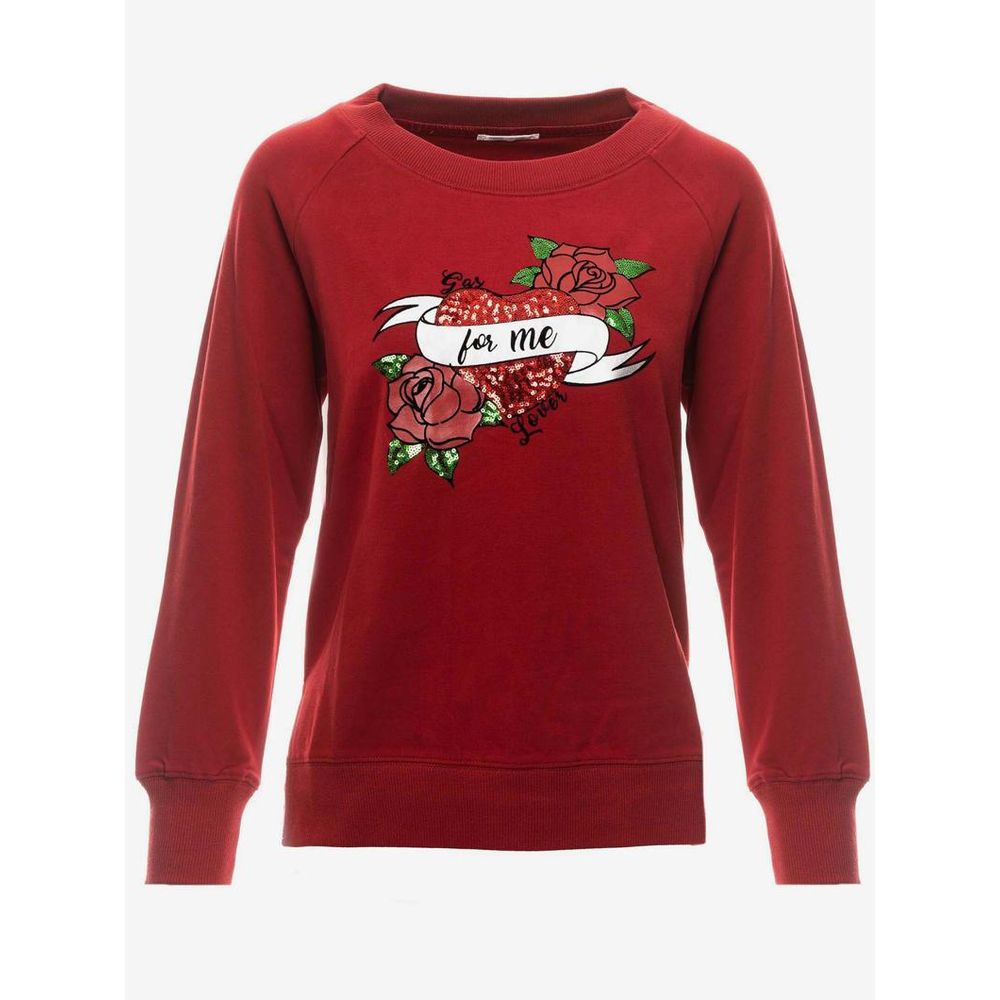 Gas Gray Cotton Sweatshirt - Eljoys Fashion 