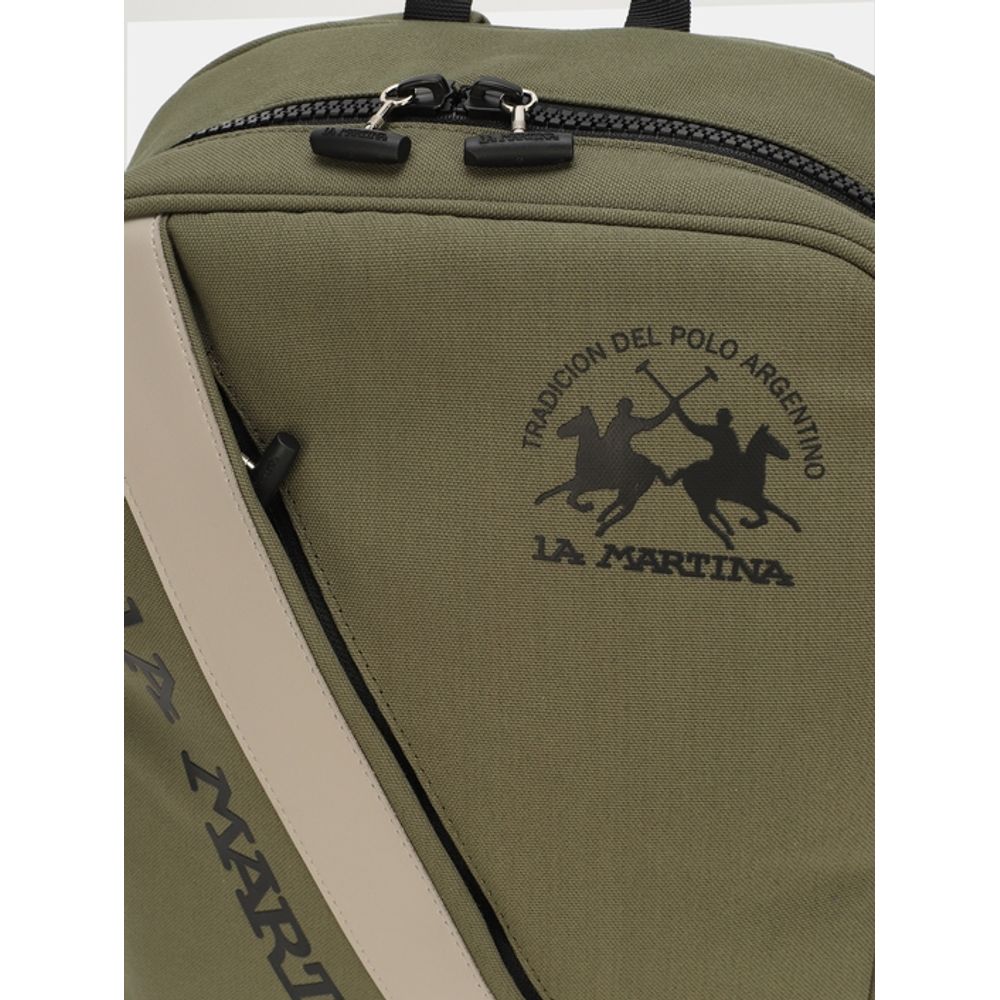 La Martina Bicolor Canvas Backpack - Eljoys Fashion 