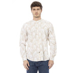 Baldinini Trend Beige Cotton Long Sleeve T-Shirt