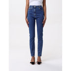 Elisabetta Franchi Blue Denim High-Waisted Jean Elisabetta Franchi