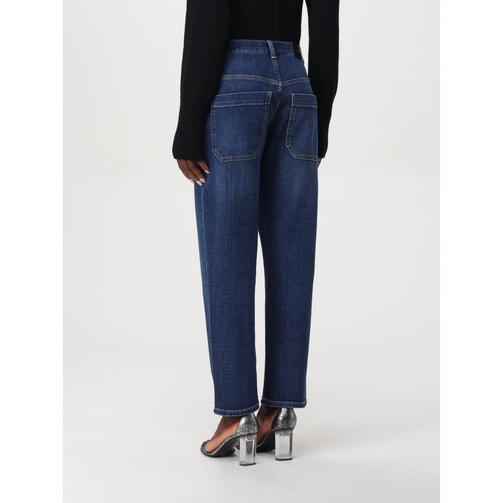 PINKO Blue Denim Straight-Leg Jeans PINKO