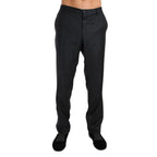 Dolce & Gabbana Gray Cotton Dress Pants Dolce & Gabbana