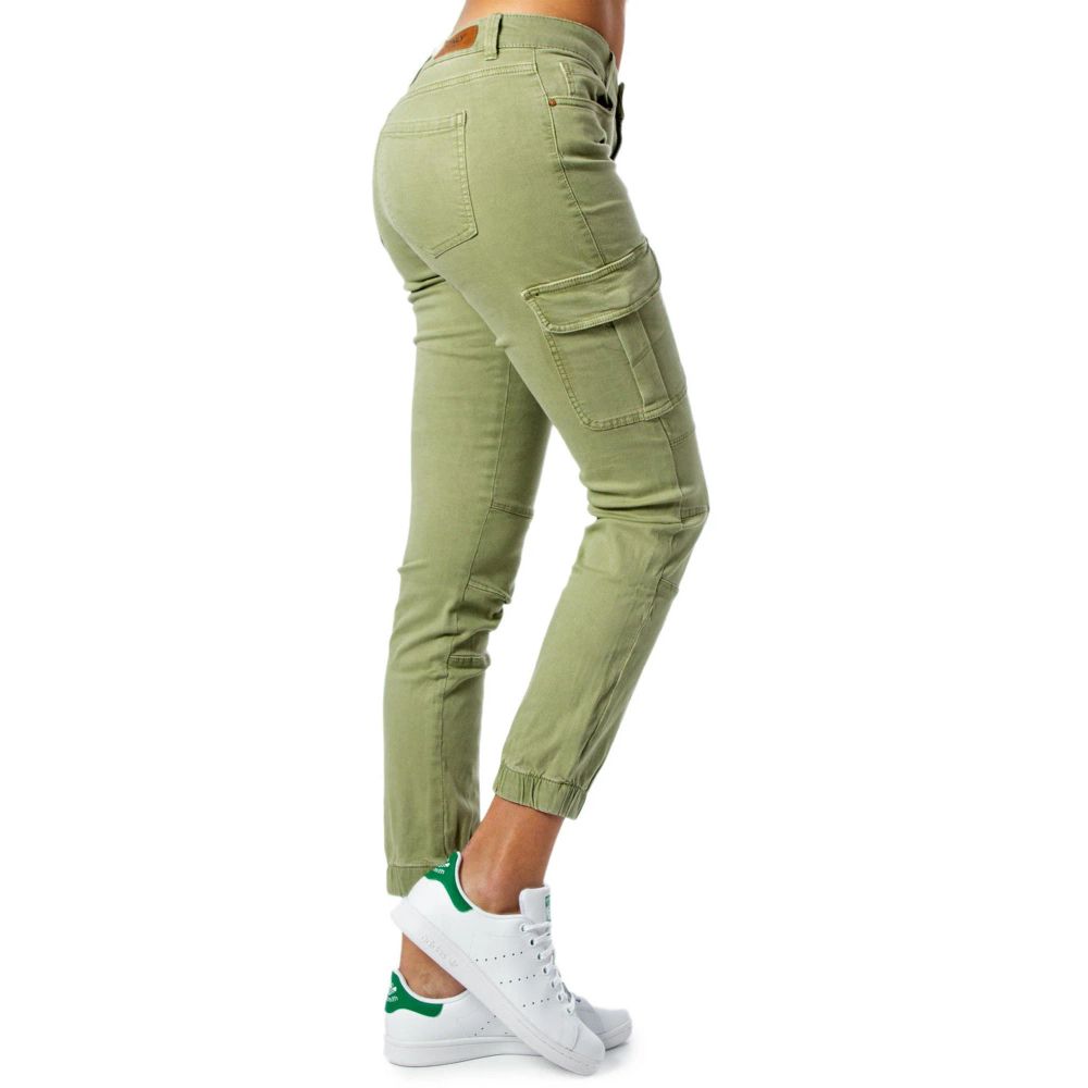 Only Bicolor Cotton Cargo Pants Only