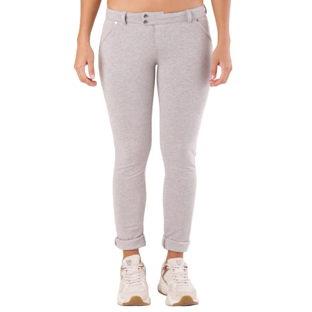 Met Gray Cotton Skinny Pants Met