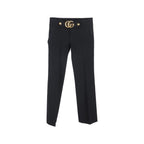 Gucci Black Viscose Dress Pants Gucci