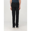 Just Cavalli Black Cotton Straight-Leg Jeans Just Cavalli