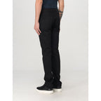 Just Cavalli Black Cotton Straight-Leg Jeans Just Cavalli