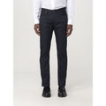 Emporio Armani Blue Cotton Casual Pants Emporio Armani