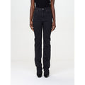 Saint Laurent Black Cotton Straight-Leg Jeans Saint Laurent