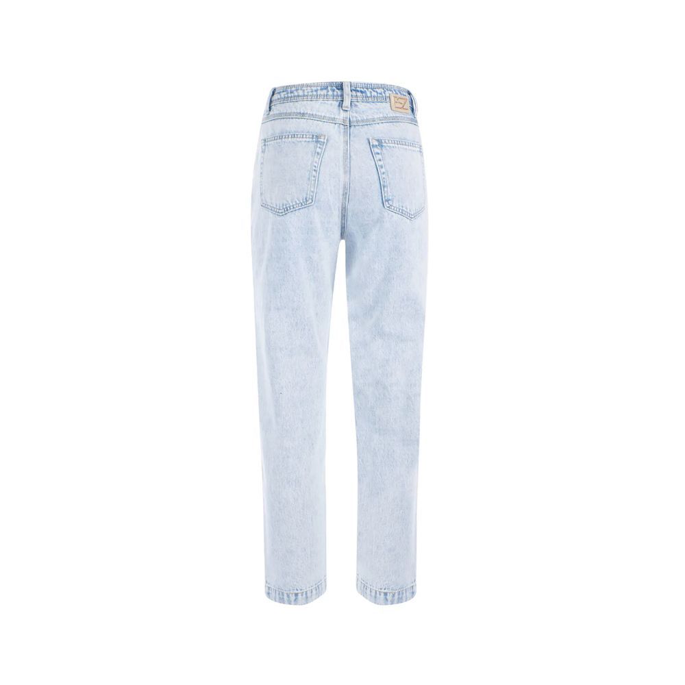 Yes Zee Blue Cotton Boyfriend Jeans Yes Zee