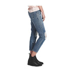 One Teaspoon Blue Cotton Cropped Jeans One Teaspoon