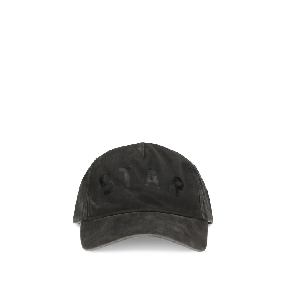 Golden Goose Gray Cotton Cap Baseball Hat