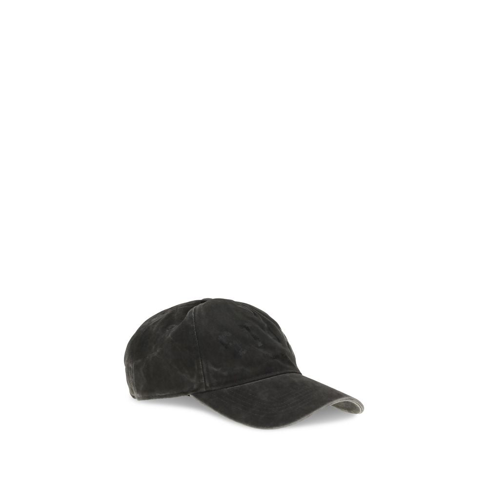 Golden Goose Gray Cotton Cap Baseball Hat